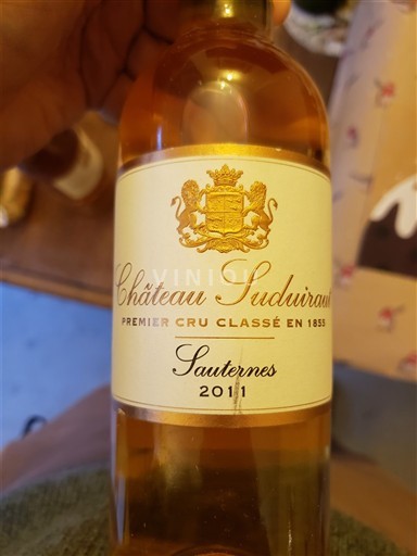 Bordeaux Sauternes Premier Cru Château Suduiraut 2011