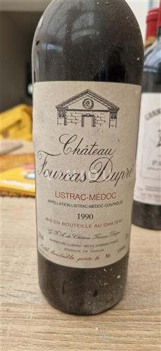 Bordeaux Listrac-Médoc Château Fourcas Dupré 1990