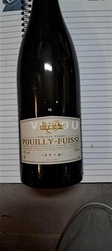Bourgogne Pouilly-fuissé Denis Jeandeau Vieilles Vignes 2014