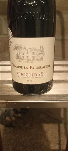 Rona dolina Gigondas Domaine La Bouscatière 2016