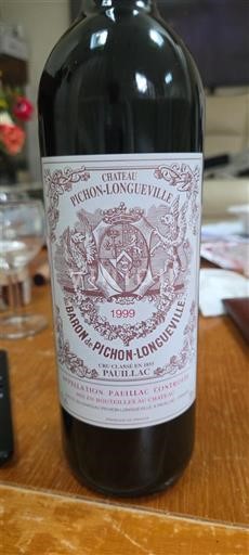 Bordeaux Pauillac Grand Cru Château Pichon-Longueville Baron 1999