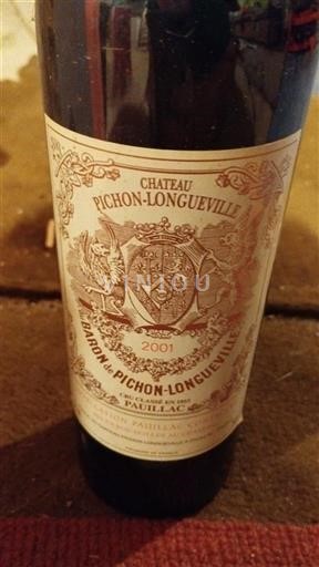 Bordeaux Pauillac Grand Cru Château Pichon-Longueville Baron de Pichon-Longueville 2001