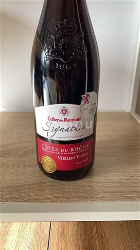 Thung lũng Rhône Côtes-du-rhône Cellier des Dauphins Vieilles Vignes Không niên vụ