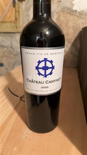 Bordeaux Blaye-côtes-de-bordeaux Château Cantinot 2020