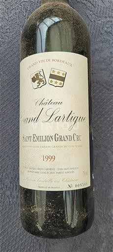 Bordeaux Saint-Émilion Grand Cru Château Grand Lartigue 1999