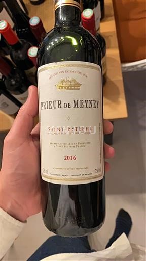 Burdeos Saint-Estèphe Prieur de Meyney 2016