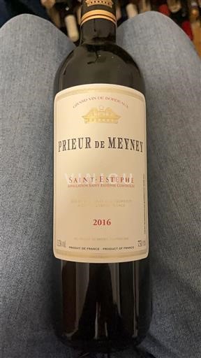 Bordeaux Saint-Estèphe Prieur de Meyney 2016