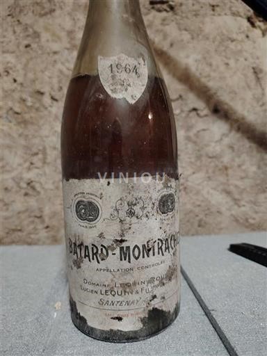 Burgund Bâtard Montrachet Grand Cru Domaine Lucien Lequin & Fils 1964