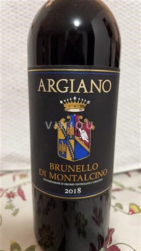 Toscana Brunello di Montalcino. Argiano 2018