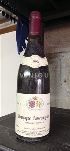 Burgundsko Bourgogne-passetoutgrain Raymond Dureuil-Janthial 1998