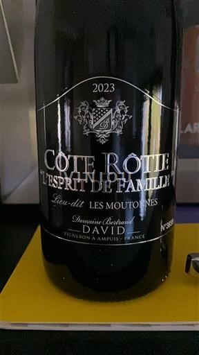 Thung lũng Rhône Côte-rôtie Domaine Bertrand David L'Esprit de Famille 2023