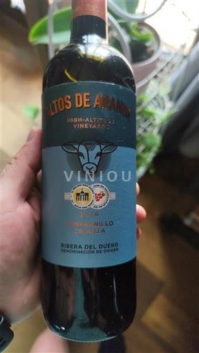 Castille et León Ribera del Duero Altos de Aranda Tempranillo Crianza 2016