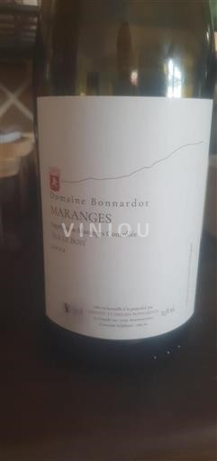 Burgundy Maranges Domaine Bonnardot Sur le Bois 2022