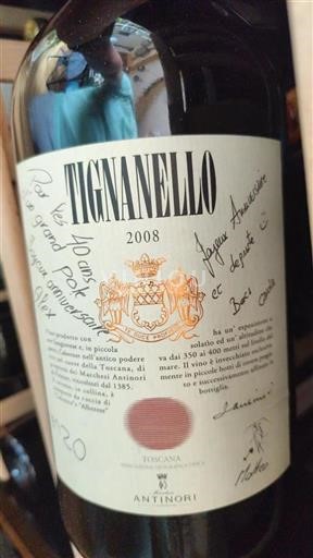 Toscane Antinori Tignanello 2008