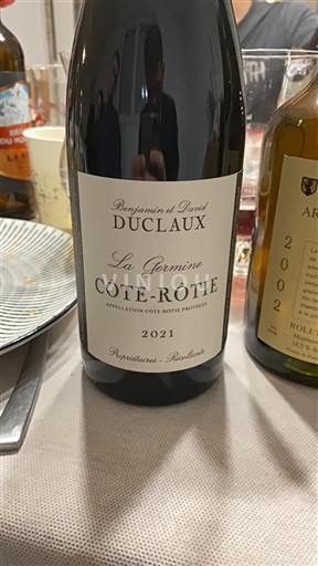Rhône Valley Côte-Rôtie Benjamin et David Duclaux La Germine 2021