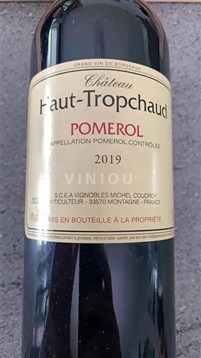 Bordeaux Pomerol Château Haut-Tropchaud 2019