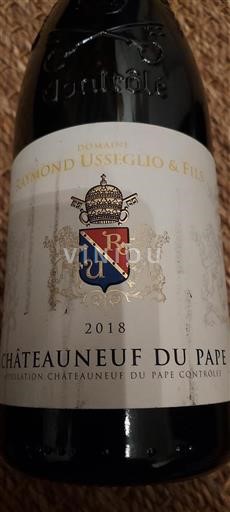 Valle del Rodano Châteauneuf-du-Pape Domaine Raymond Usseglio & Fils 2018