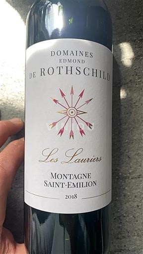 Bordeaux Montagne Saint-Émilion Domaine S Edmond de Rothschild Les Lauriers 2018