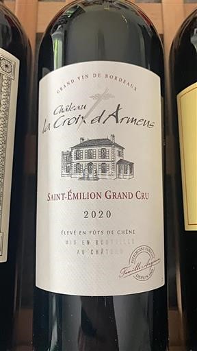 Bordeaux Saint-Émilion Grand Cru La Croix Armens 2020