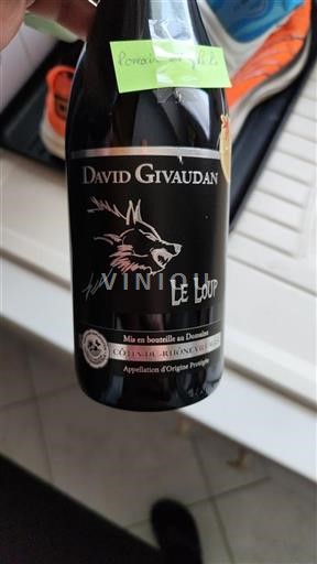 Rhône-dalen Côtes-du-Rhône-Villages David Givaudan Le Loup Ikke årgangsbestemt