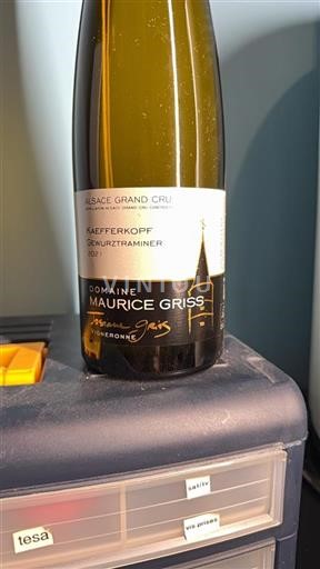 Alsasko Alsasko Grand Cru Grand Cru Domaine Maurice Griss Kaefferkopf Gewurztraminer 2021