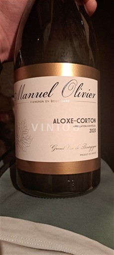 Burgundy Aloxe-Corton Domaine Manuel Olivier 2020