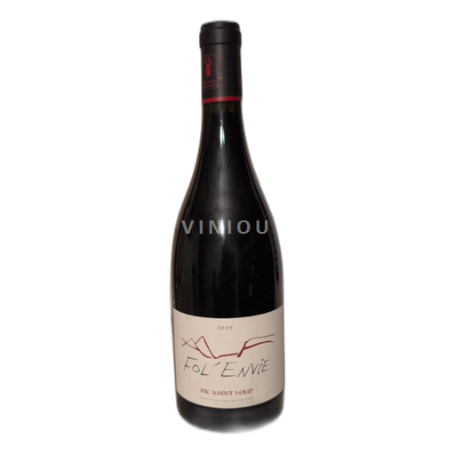 Vin Rouge sec Fol' envie Domaine Villeneuve 2019 France Languedoc Pic-saint-loup AOC