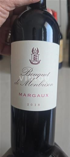 Bordéus Margaux Château Monbrison Bouquet de Monbrison 2018