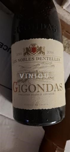 Rhône-dalen Gigondas Les Nobles Dentelles 2014