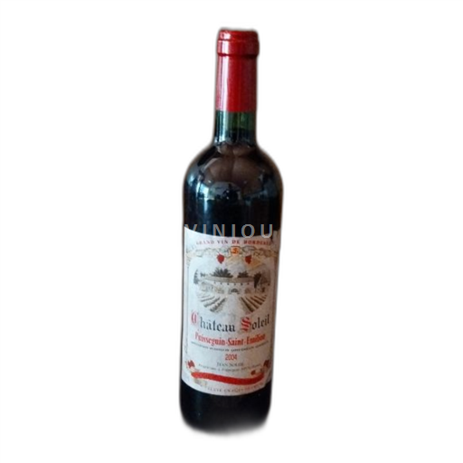 Bordeaux Puisseguin-Saint-Émilion Château Soleil 2004