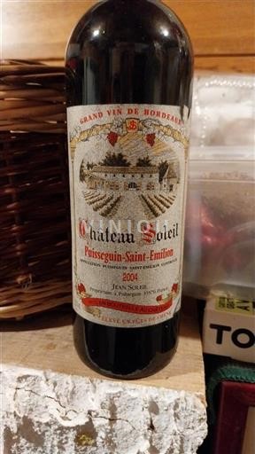 Burdeos Puisseguin-saint-émilion Château Soleil 2004