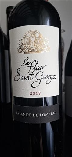 Bordeaux Lalande-de-pomerol La Fleur Saint Georges 2018