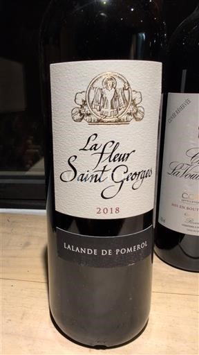 Burdeos Lalande-de-Pomerol La Fleur Saint Georges 2018