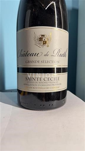 Thung lũng Rhône Côtes-du-rhône-villages Château Ruth Grande Sélection 2018