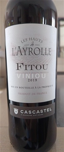 Languedoc Fitou Cascastel Les Hauts de l'Ayrolle 2019