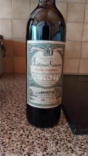 Bordéus Lalande-de-Pomerol Château Siaurac 2001