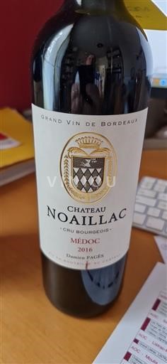 Burdeos Médoc Cru Bourgeois Château Noaillac 2016