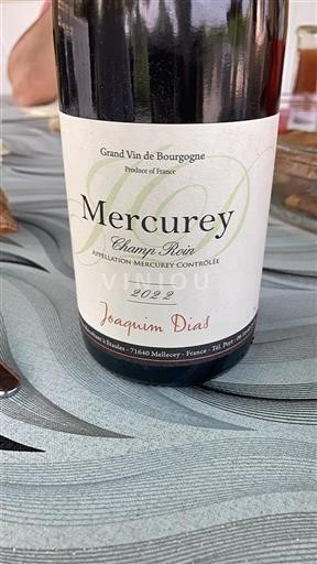 Bourgondië Mercurey Joaquim Dias Champ Roin 2022