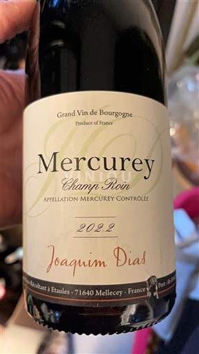 Бургундія Меркуре Joaquim Dias Champ Roin 2022