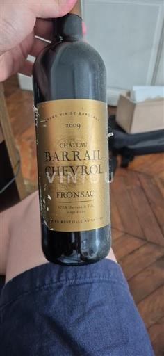 Bordeaux Fronsac Château Barrail Chevrol 2009