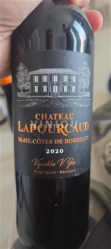 Bordeaux Blaye-Côtes-de-Bordeaux Château Lapourcaud 2020