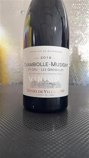 Borgoña Chambolle-Musigny Premier Cru Henri de Villamont Les Groseilles 2019