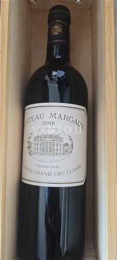 Bordeaux Margaux Premier Grand Cru Classé Château Margaux 2018