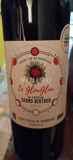Burdeos Blaye-Côtes de Burdeos Château Grand Bertaud Le GlouGlou 2022
