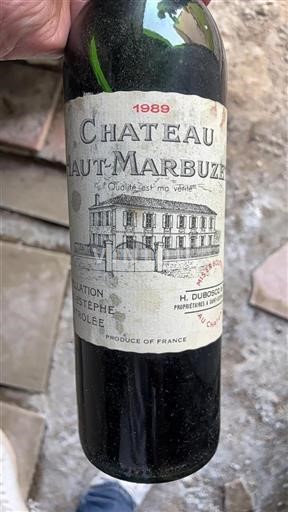 Bordéus Saint-Estèphe Château Haut-Marbuzet 1989