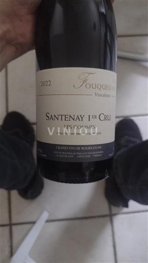 Burgundsko Nespecifikováno Premier Cru Domaine Guy Fouquerand Les Commes 2022