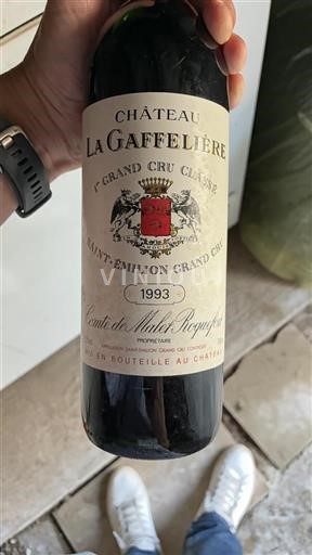 Burdeos Saint-Émilion Gran Cru 1er Grand Cru Classé La Gaffelière 1993