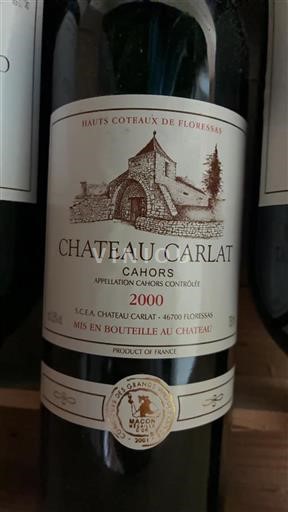Zuidwest-Frankrijk Cahors Château Carlat Hauts Coteaux de Floressas 2000