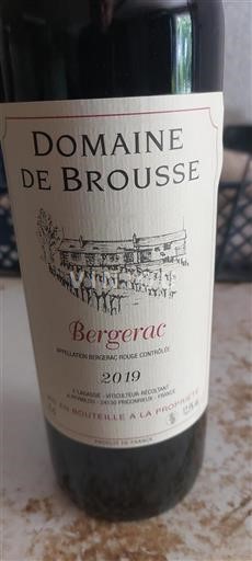 Sudoeste Bergerac Domaine Brousse 2019