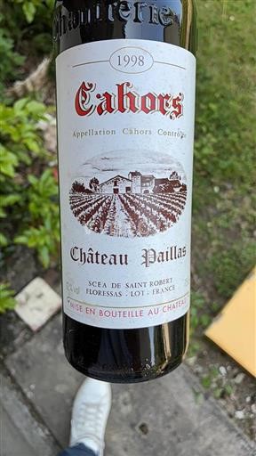 South West Cahors Château Paillas 1998